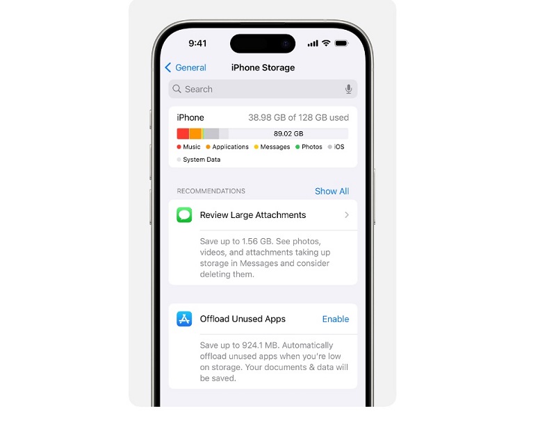 Hướng dẫn cách giải phóng dung lượng iPhone đơn giản