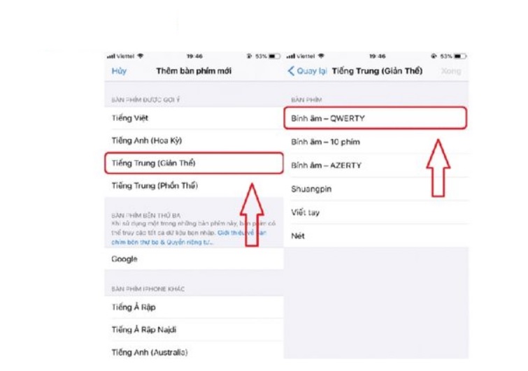 Cách viết tiếng Trung trên điện thoại iPhone
