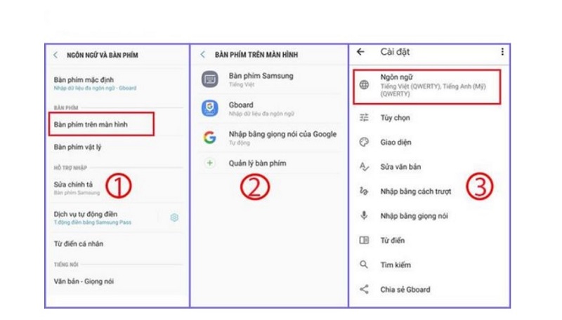 Cách viết tiếng Trung trên điện thoại samsung tính năng có sẵn
