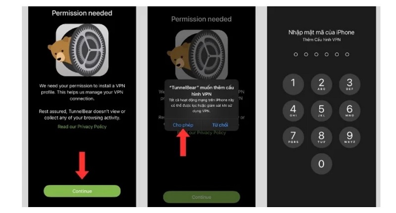 Cách thiết lập VPN thông qua ứng dụng của nhà cung cấp