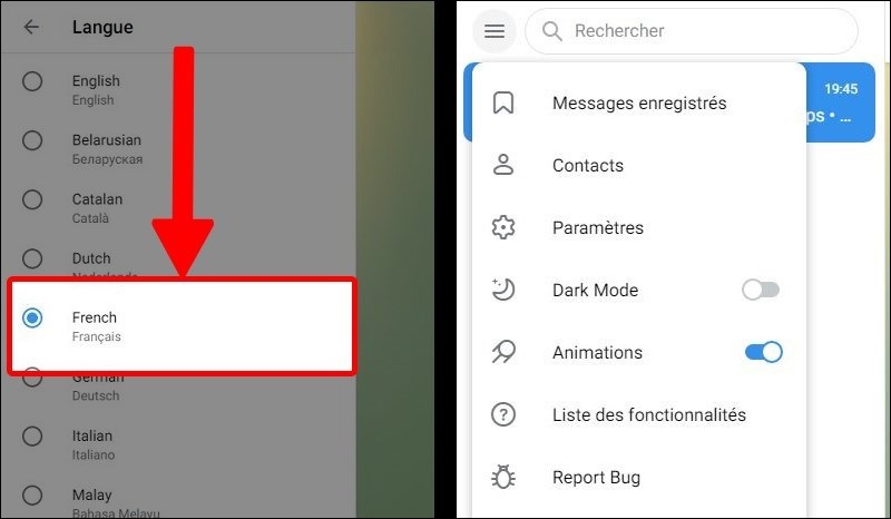Cách cài đặt ngôn ngữ khác trên Telegram
