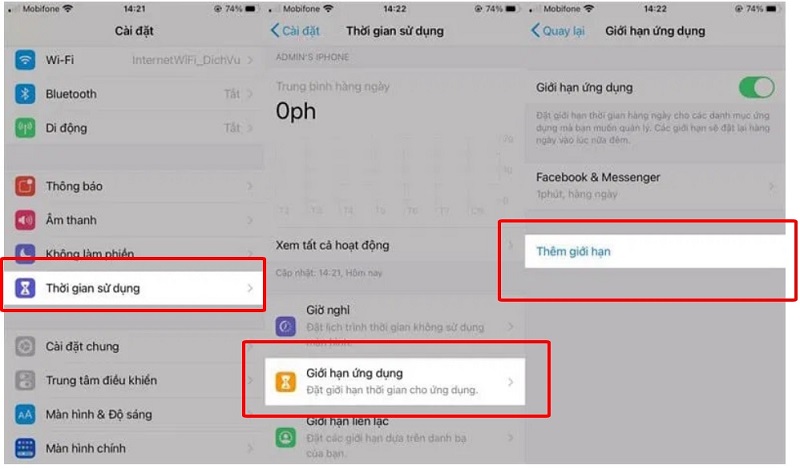 Tắt tính năng thông báo hiển thị trên màn hình