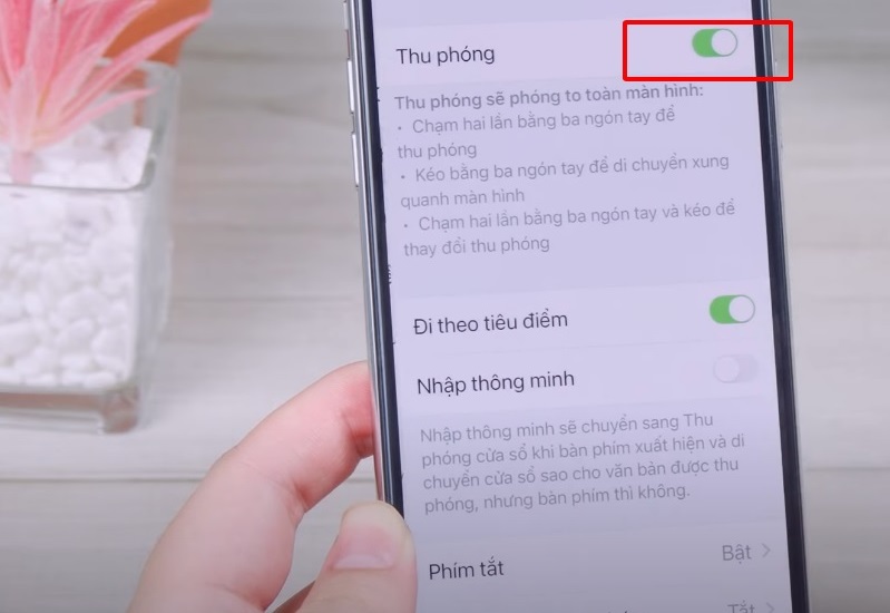 Khắc phục iPhone bị phóng to màn hình khóa bằng cách tắt chức năng thu phóng iPhone