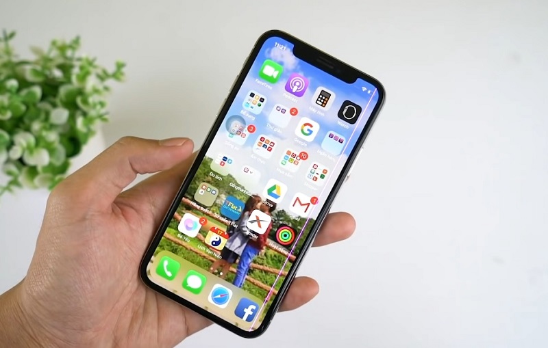 khắc phục iPhone XS Max bị lỗi màn hình dọc, kẻ ngang