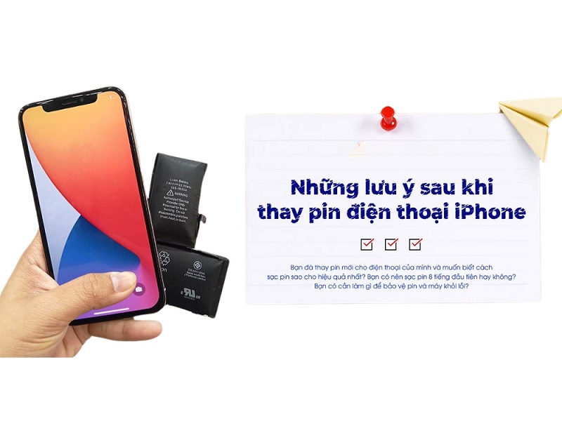 Những điều cần làm sau khi thay pin iPhone