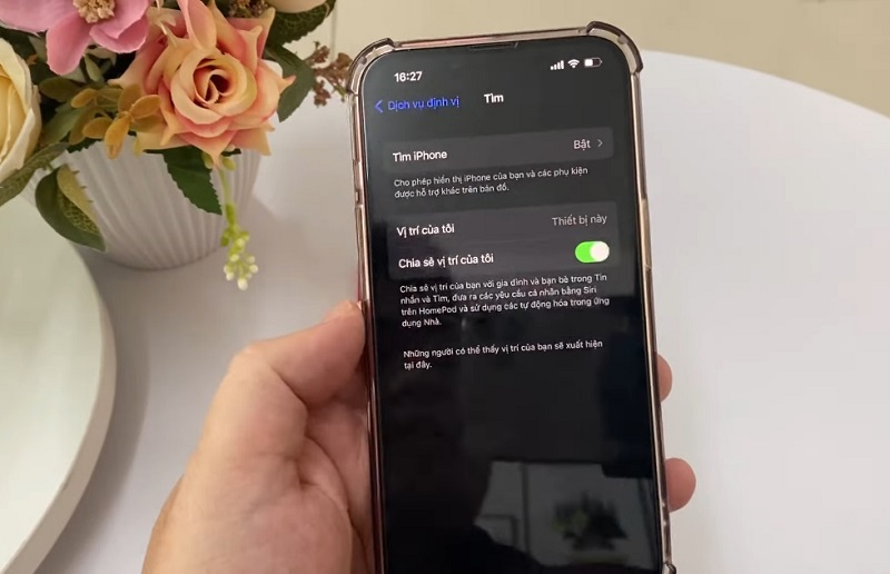 Cách cài định vị giữa 2 điện thoại iPhone