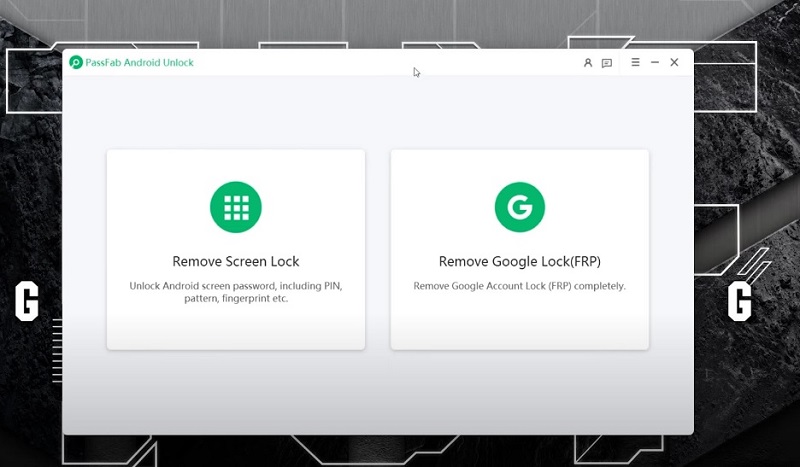 Sử dụng phần mềm PassFab Android Unlock