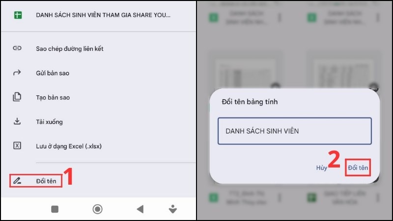 Cách đổi tên File trên điện thoại