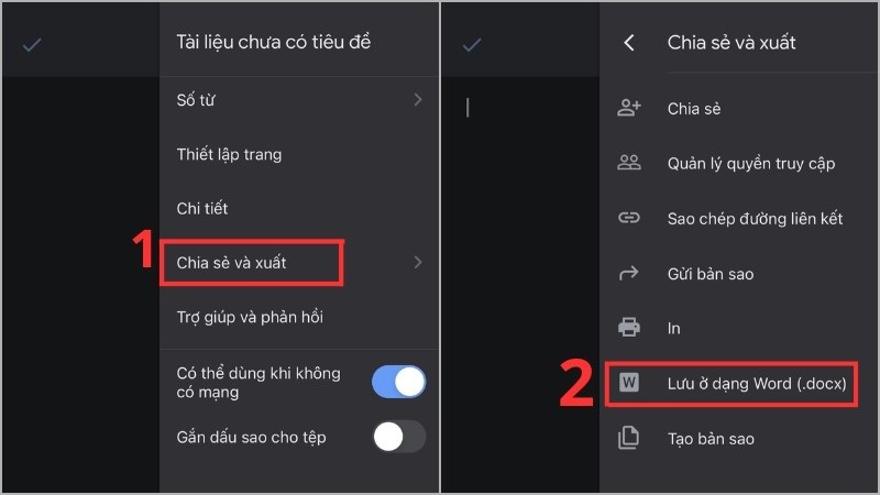Cách tạo File .doc trên điện thoại