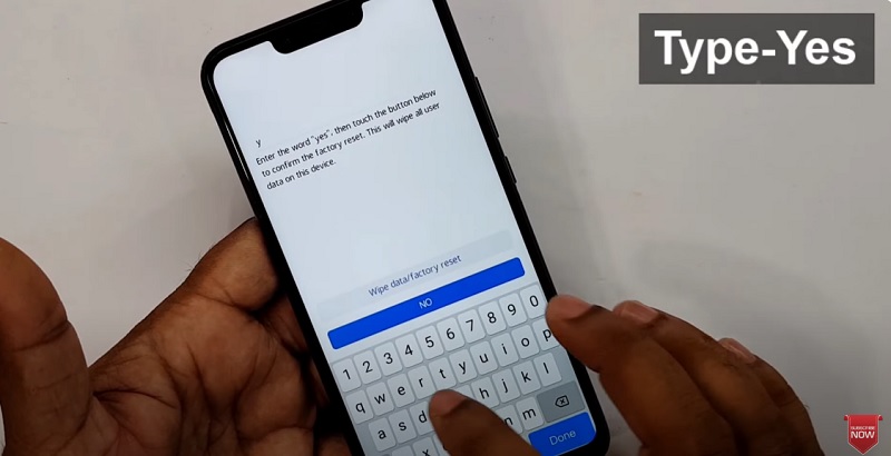 Reset điện thoại Huawei
