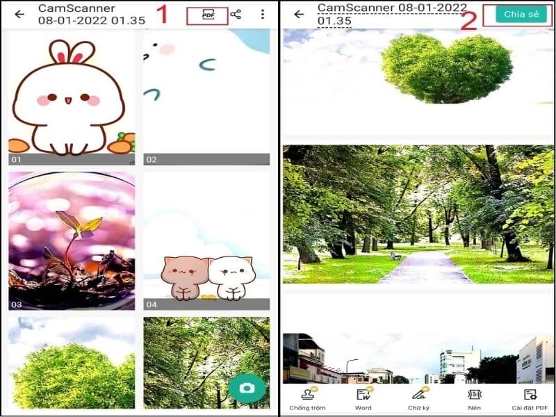 Cách tạo File ảnh JPG trên điện thoại qua ứng dụng CamScanner
