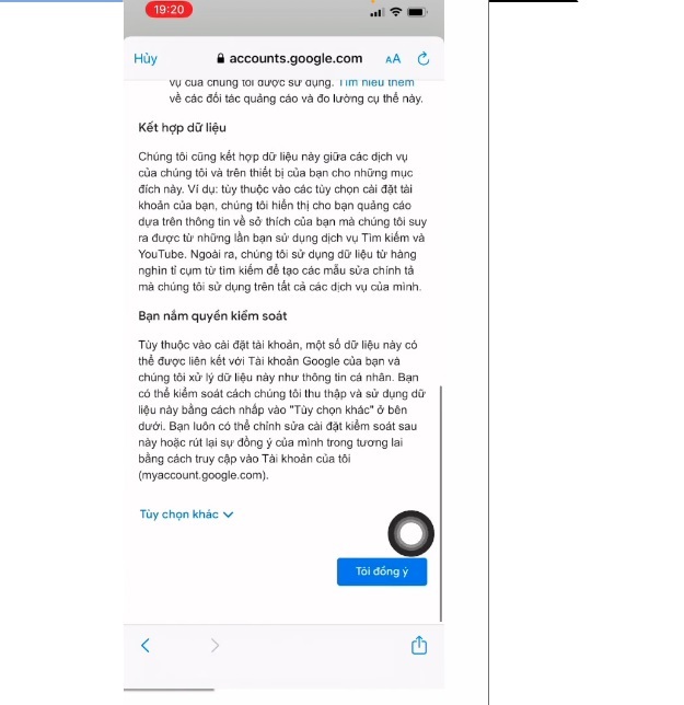 Tạo Gmail không cần số điện thoại iPhone