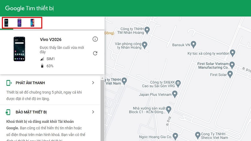 Định vị số điện thoại bằng iCloud hoặc Gmail
