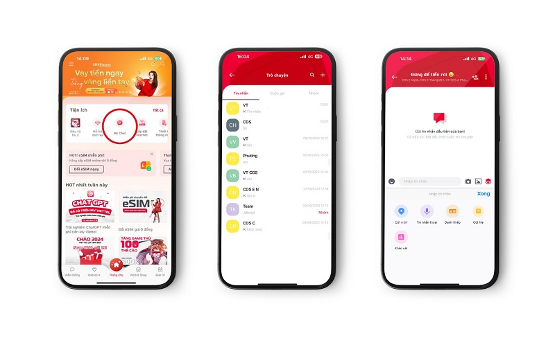 Theo dõi tin nhắn của mạng Viettel bằng ứng dụng My Viettel