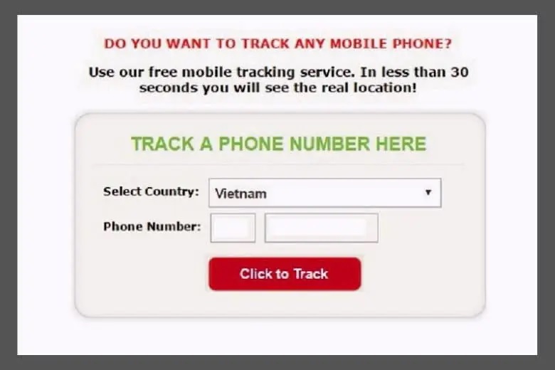 Xác định vị trí số điện thoại trên Google Map bằng Track a Phone Number