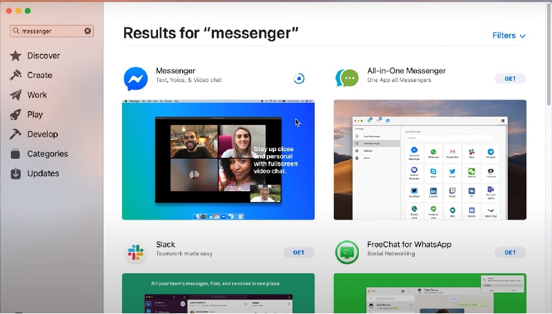 Tải Facebook cho Macbook