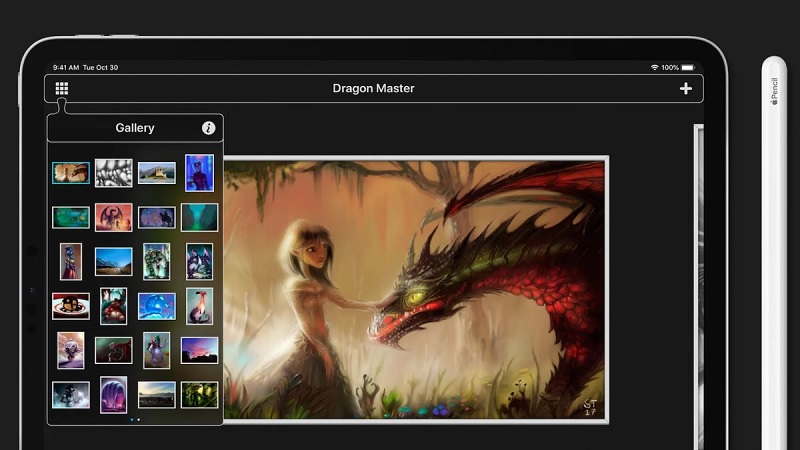 Phần mềm app vẽ trên iPad - Inspire Pro