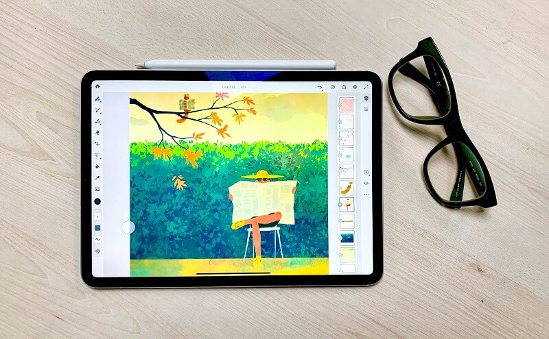 Phần mềm app vẽ trên iPad - Adobe Fresco