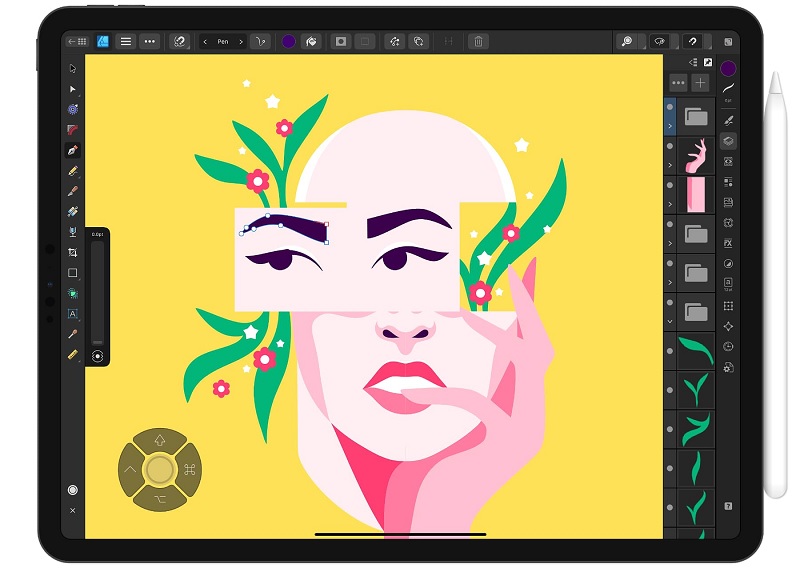 Phần mềm app vẽ trên iPad - Affinity Designer