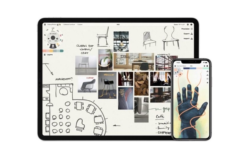 Phần mềm app vẽ trên iPad - Concepts