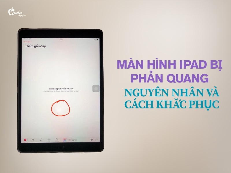 Màn hình iPad bị phản quang: Nguyên nhân và 8 cách khắc phục