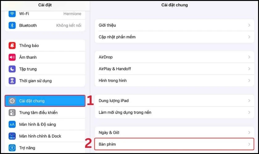 Cách sửa bàn phím iPad bị thu nhỏ về mặc định