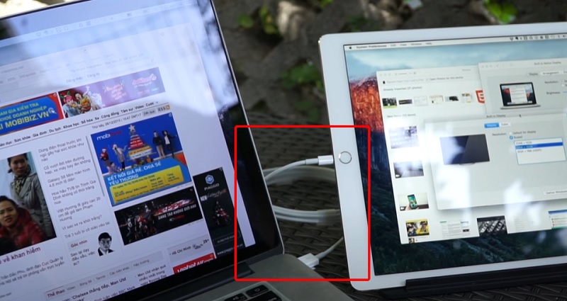 Dùng iPad làm màn hình phụ qua cáp USB hoặc không dây