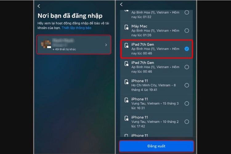 Cách đăng xuất Messenger trên iPad thông qua Macbook hoặc máy tính 
