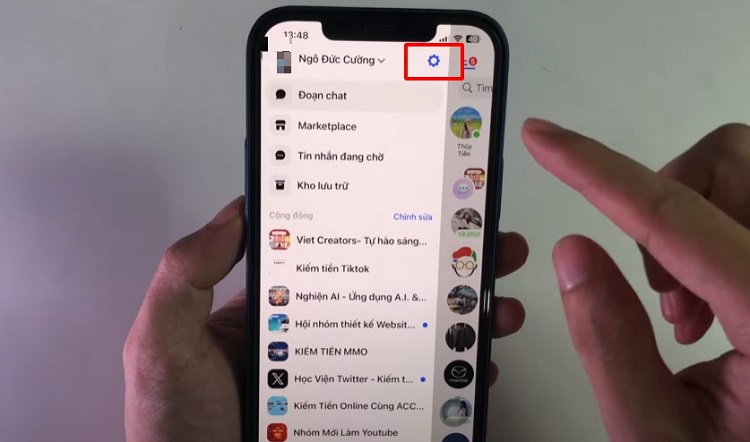 Cách đăng xuất Messenger trên iPad qua iPhone