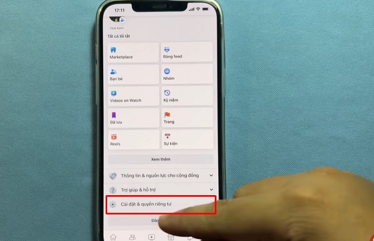 Cách đăng xuất Messenger trên iPad qua iPhone