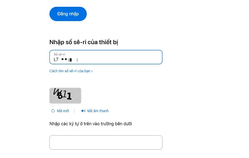 Cách kiểm tra iPad chính hãng qua serial
