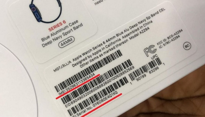 Cách check serial iPad, check số iMei iPad bằng cách check trên vỏ hộp