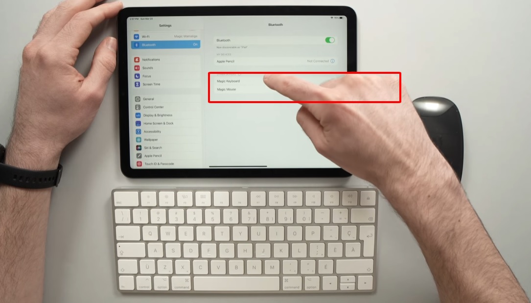 Cách kết nối bàn phím Bluetooth với iPad