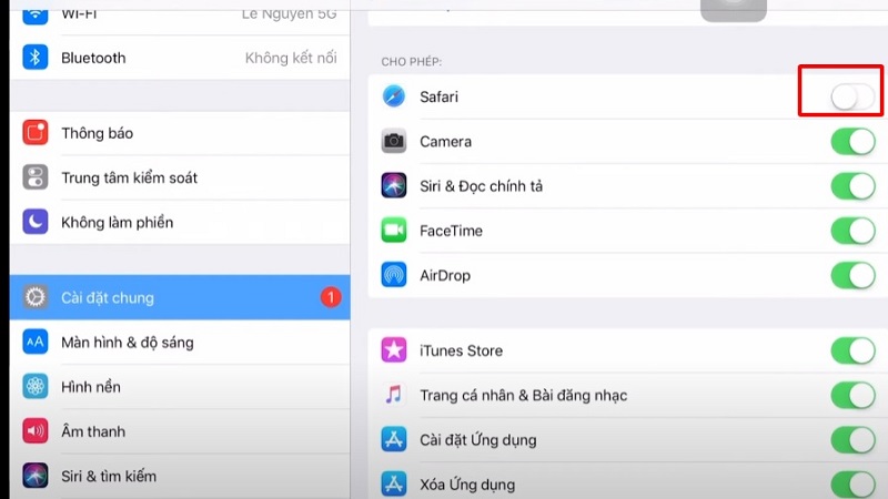 Cách ẩn ứng dụng trên iPad​ mặc định