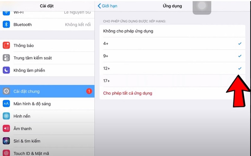 Cách ẩn ứng dụng trên iPad​ mới tải về