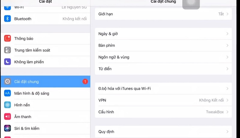 Cách ẩn ứng dụng trên iPad​ mặc định