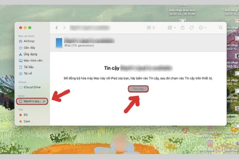 Cách kết nối iPad với Macbook