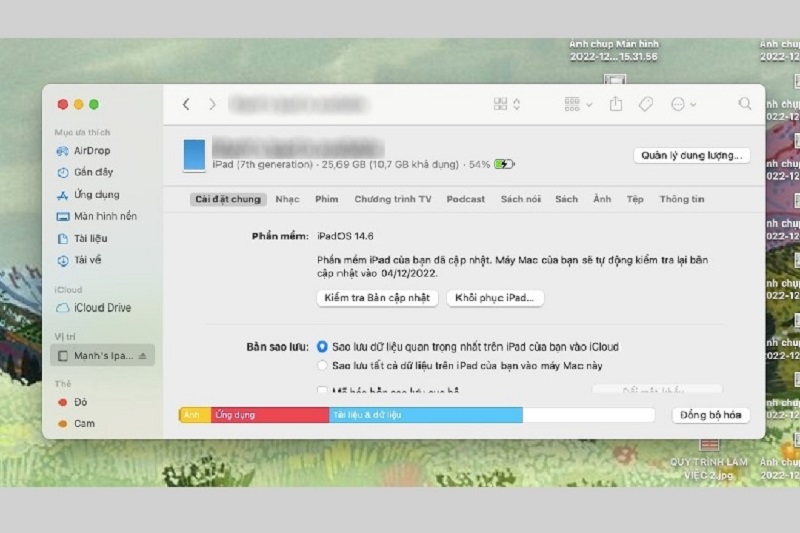 Cách kết nối iPad với Macbook