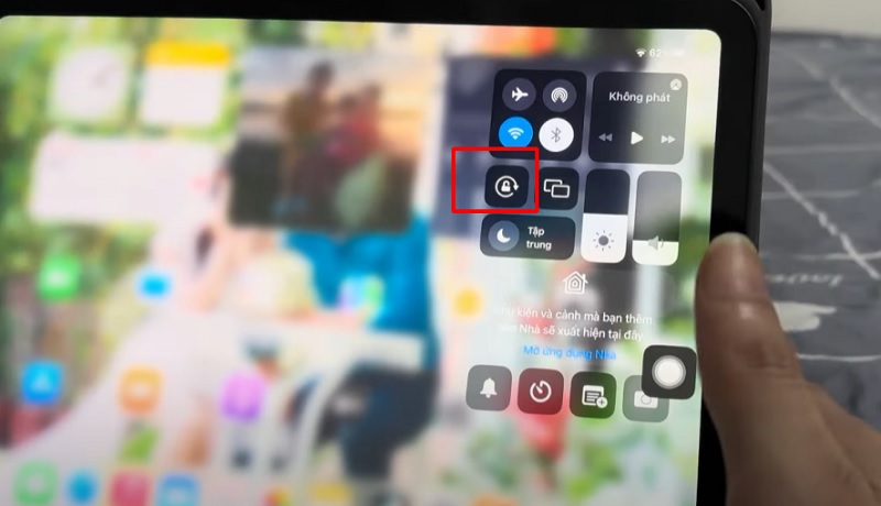 Cách xoay màn hình iPad