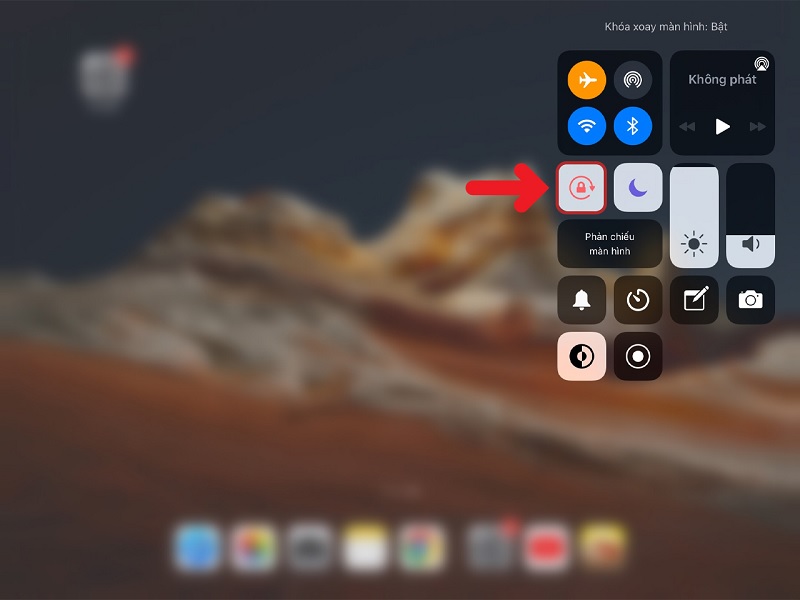 Hướng dẫn cách khóa xoay màn hình iPad