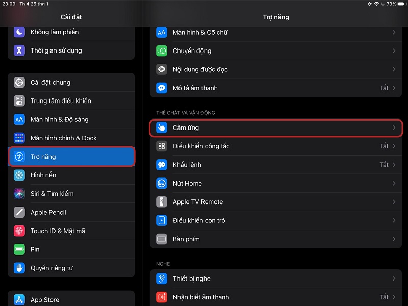 Xoay màn hình iPad qua nút Home