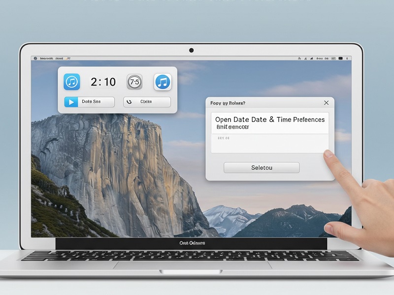 Macbook kết nối Wifi nhưng không vào được mạng Đồng bộ ngày giờ cho máy