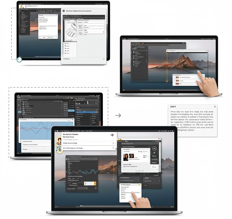 sử dụng 2 màn hình trên MacbookCách điều chỉnh chế độ chia đôi màn hình trên Macbook