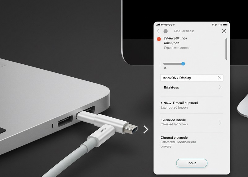 sử dụng 2 màn hình trên Macbook Kết nối màn hình