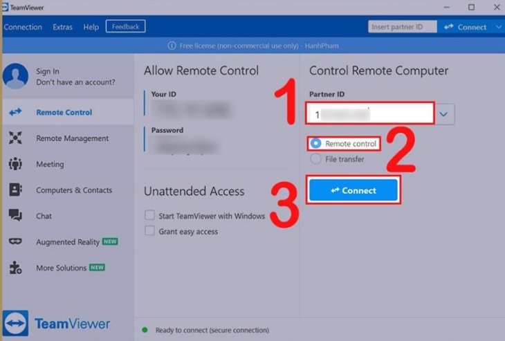 Cách bật mở Teamviewer trên Macbook