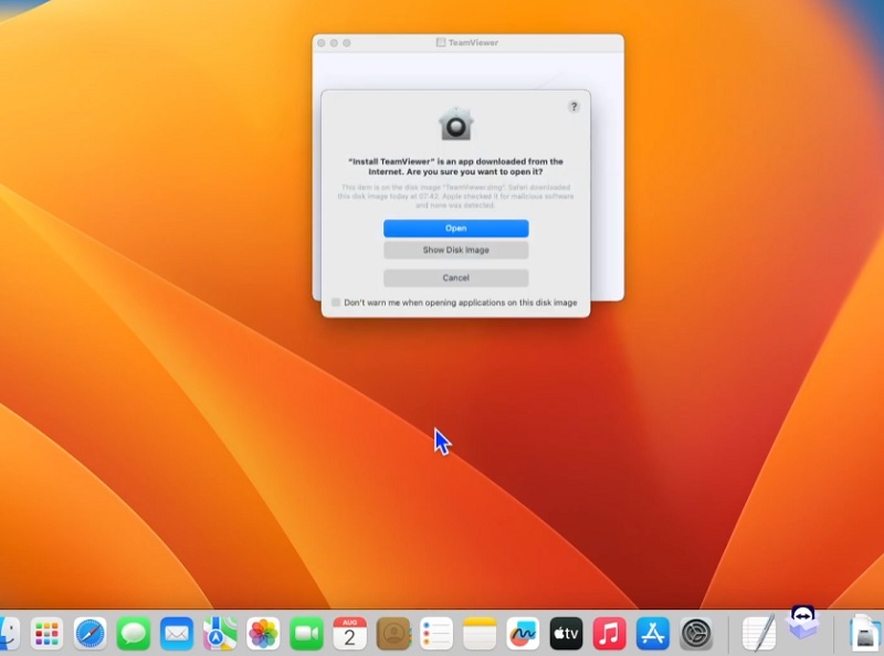 Cách tải, cài đặt phần mềm Teamviewer Macbook