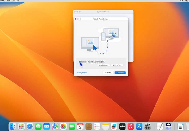 Cách tải, cài đặt phần mềm Teamviewer Macbook