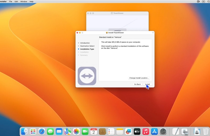 Cách tải, cài đặt phần mềm Teamviewer Macbook