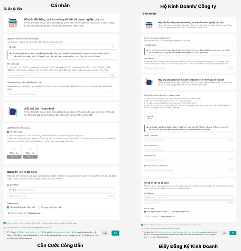 Cách đăng ký Tiktok shop trên điện thoại