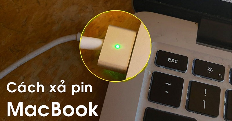 Xả pin máy thủ công để khởi động lại Macbook